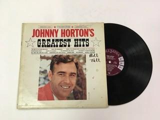 Johnny Horton's Greatest Hits Vinyl.