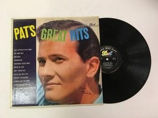 Pat's Great Hits Vinyl.