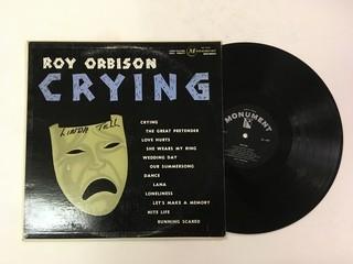 Roy Orbinson, Crying Vinyl.