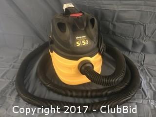 Shop Vac Heavy Duty Portable Wet/ Dry Vacuum, 5 Gallon, 5.5HP