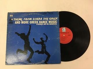 Theme From Zorbe and The Greek Vinyl.