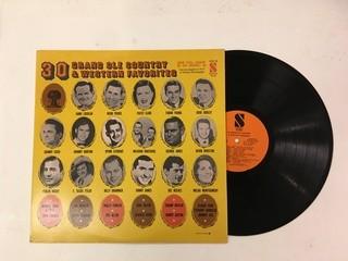 30 Grand Ole Country & Western Favorites Vinyl.