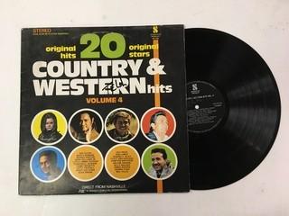 20 Original Hits, Country & Western Vinyl.