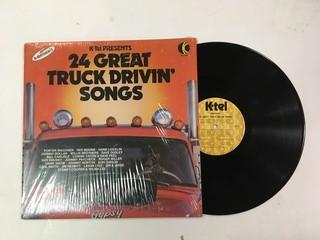 24 Great Truck Driving Songs Vinyl.