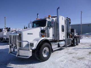 2014 Kenworth T800 T/A Picker Truck Tractor C/w 600Hp Cummins, 18spd, Air Ride, Vmac Comp, 60in Aero Cab, 8 X 14 Deck, PM 23.5 Picker, 9400lb @ 14ft, 2250lb @ 47ft, (14) Slide Trays, Current CVIP(Will Be Transferred To New Owner Upon Purchase). Showing 6650hrs 137,413kms. VIN: 1NKDL40X0EJ970251 *Note: Located In Acheson For More Info Call Tony @780-935-2619*