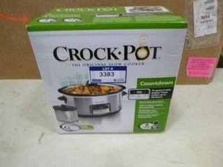 (1) New 8 Quart Crockpot Slow Cooker (E2-4-3)