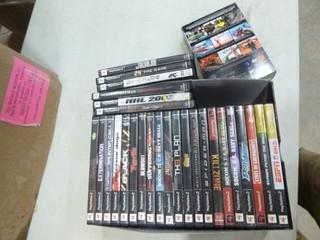 Box of PlayStation 2 Collectible Games *List Of Games Enclosed* (E2-2-3)