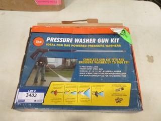 Pressure Washer Gun Kit c/w Nozzles, 2500 PSI (E2-2-3)