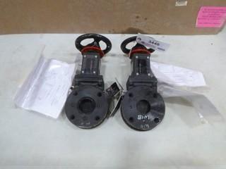 (2) Wey 2" Knife Gate Valves, C/w Documentation (New) (E2-4-2)