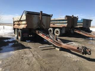 2003 Southland SL1400 Gravel Pup c/w Spring Susp., 11R24.5 Tires. S/N 2S9NE639231011165.