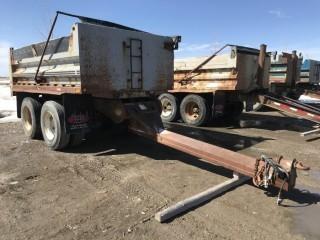 1996 Midland Gravel Trailer c/w Spring Susp., 11R24.5 Tires. S/N 2M9A2R6C2TR018860.