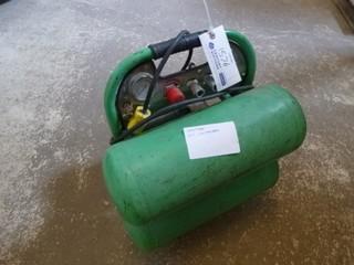 Kawasaki Portable Air Compressor, 110 volt, With Output Tank and Regulator