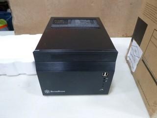 (1) Silver Stone Mini ITX Chassis, Model SST-SG06B (E1-1-3)