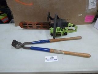 (1) Poulan Chain Saw, Model 2150, (1) Tree / Shrub Trimmer (B2)