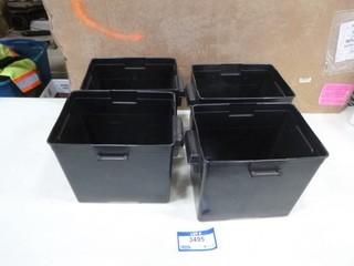 (4) Battery Boxes, C/w Straps (B2)