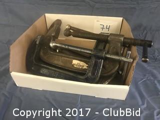(4) 6" Bessey Clamps
