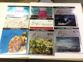 8 Living Things Assorted Vinyl's.