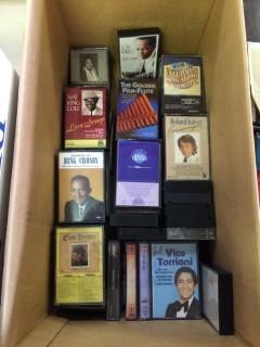 Box of Assorted Cassettes.