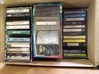 Box of Assorted Cassettes.