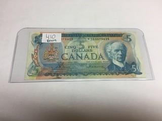 Canada 1972 Five Dollar Replacement *CD3075625