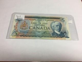 Canada 1972 Five Dollar Replacement *SF2502435