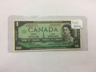 Canada 1967 One Dollar J/P 2565737