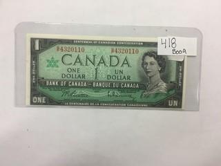 Canada 1967 One Dollar G/P 4320110