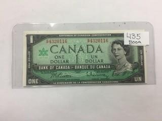 Canada 1967 One Dollar GP4320116