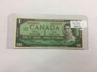 Canada 1967 One Dollar MP2694007