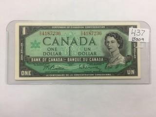 4 Canada 1967 One Dollar Bank Notes {4}