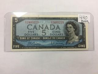 Canada 1954 Five dollar EX2495225