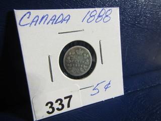 Canada Five Cents 1888