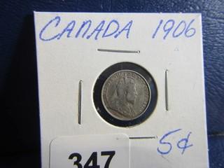 Canada Five Cents 1906