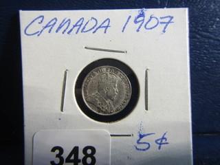 Canada Five Cents 1907