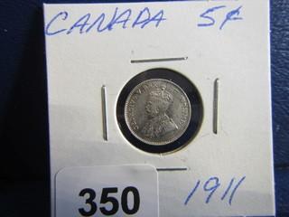 Canada Five Cents 1911