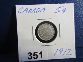 Canada Five Cents 1912