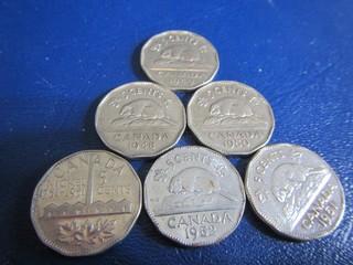 Canada Five Cents 1948-1952 {6}