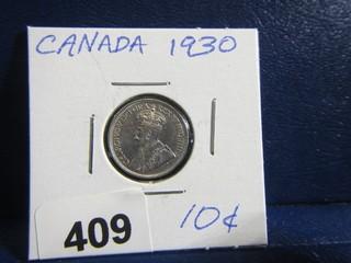 Canada Ten Cents 1930