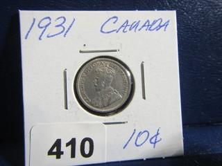 Canada Ten Cents 1931