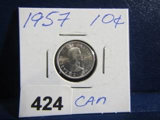 Canada Ten Cents 1957