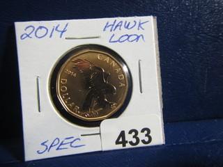 Canada Special Loonie 2014 Hawk