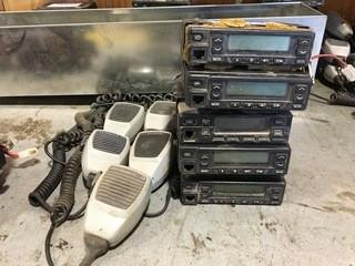 (5) Kenwood 2-Way Radios c/w Mic.