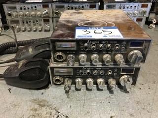 (2) Cobra 29 L Crome CB Radios w/Mic.