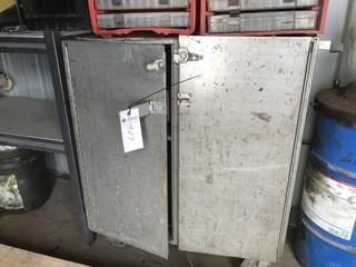 30" x 36" x 18" Rollong Storage Cabinet (Contents Included).