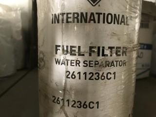 (2) International 2611236C1 Fuel Filter.