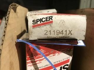 (8) Spicer 211941X Spring Tab Bolt Kits.