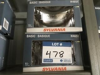 (2) Sylvania H4651 Headlights.