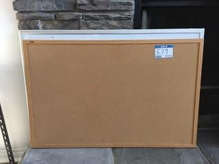 Dry Erase Board & Cork Board.