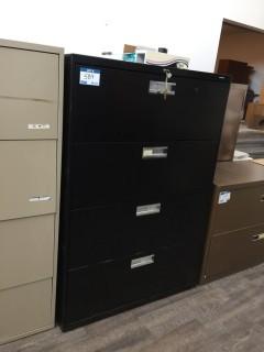 4-Drawer Metal Wide Filing Cabinet.