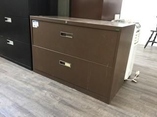 2-Drawer Metal Wide Filing Cabinet.